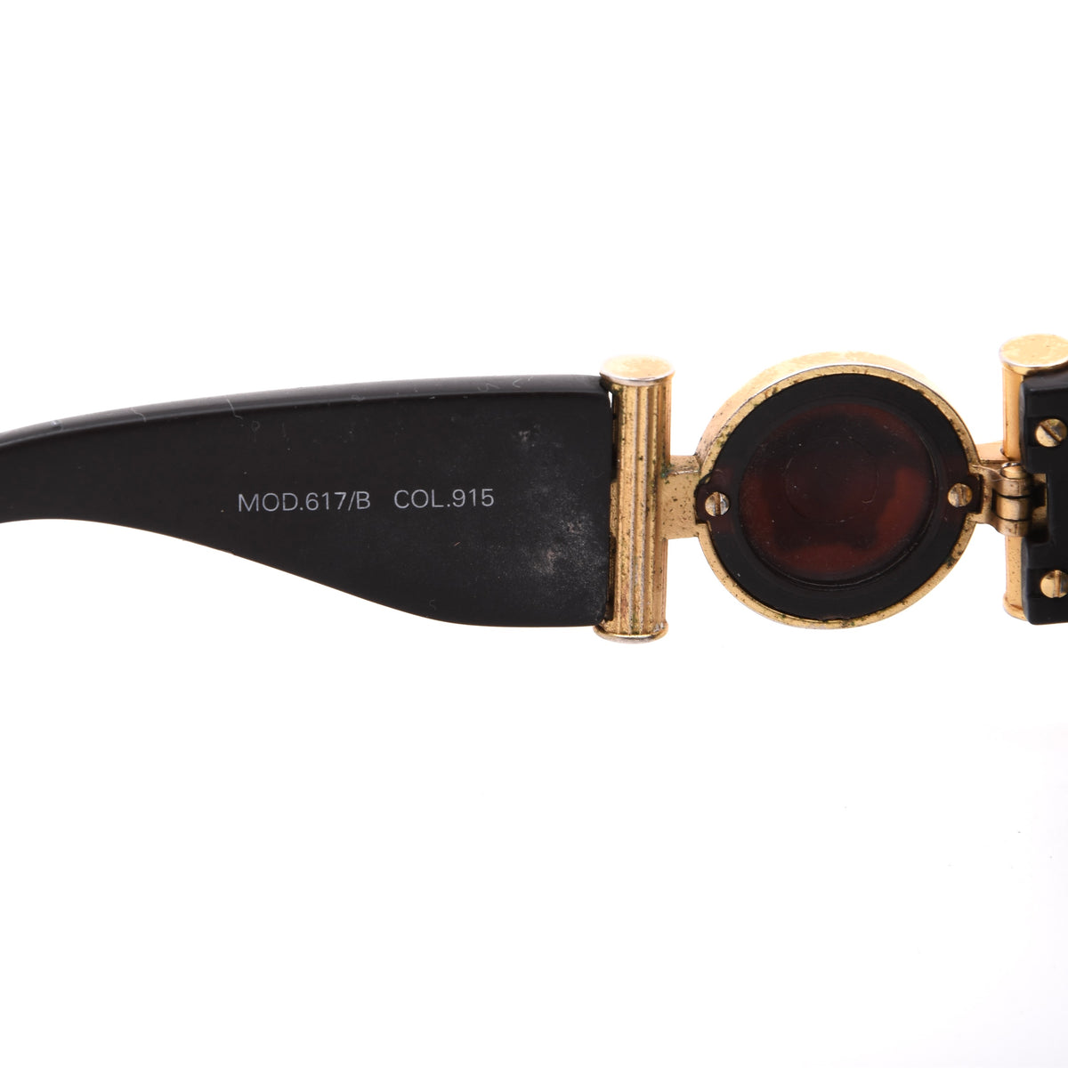 Vintage Gianni Versace Sonnenbrille Mod. 617/B Col. 915 - Braun & Gold