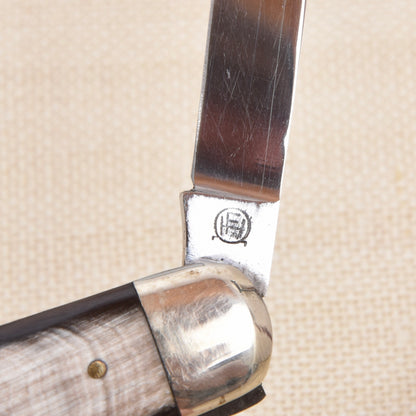 Vintage Friedrich Hartkopf Solingen Taschenmesser mit Horngriff