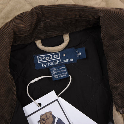 Polo Ralph Lauren Moleskin Steppjacke Gr. S - Beige