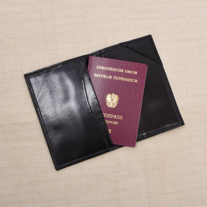 NOS Luxury Buttersoft Leather Travel Wallet - Black