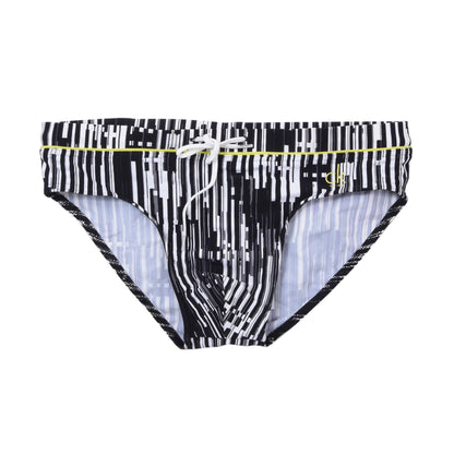 Neue Calvin Klein Badehose, Größe M, Schwarz/Weiß/Grau