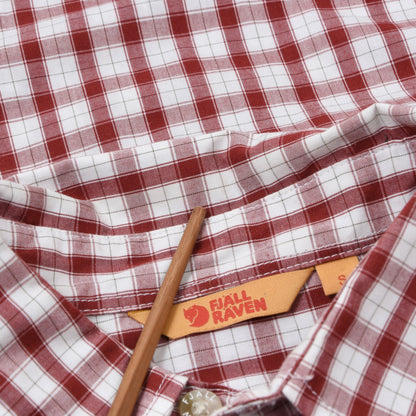 Fjällräven Björn Shirt Size S Chest ca. 52cm - Red Plaid