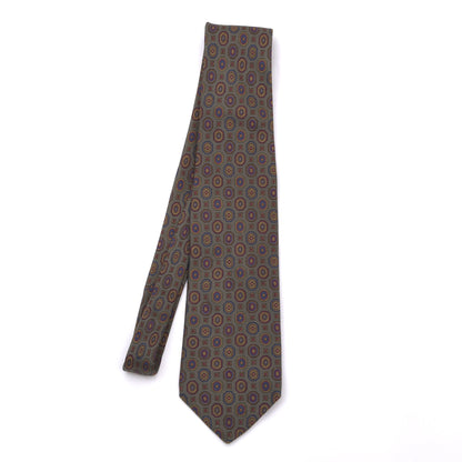 Adonis Silk Tie Made in Switzerland - Green Neat
