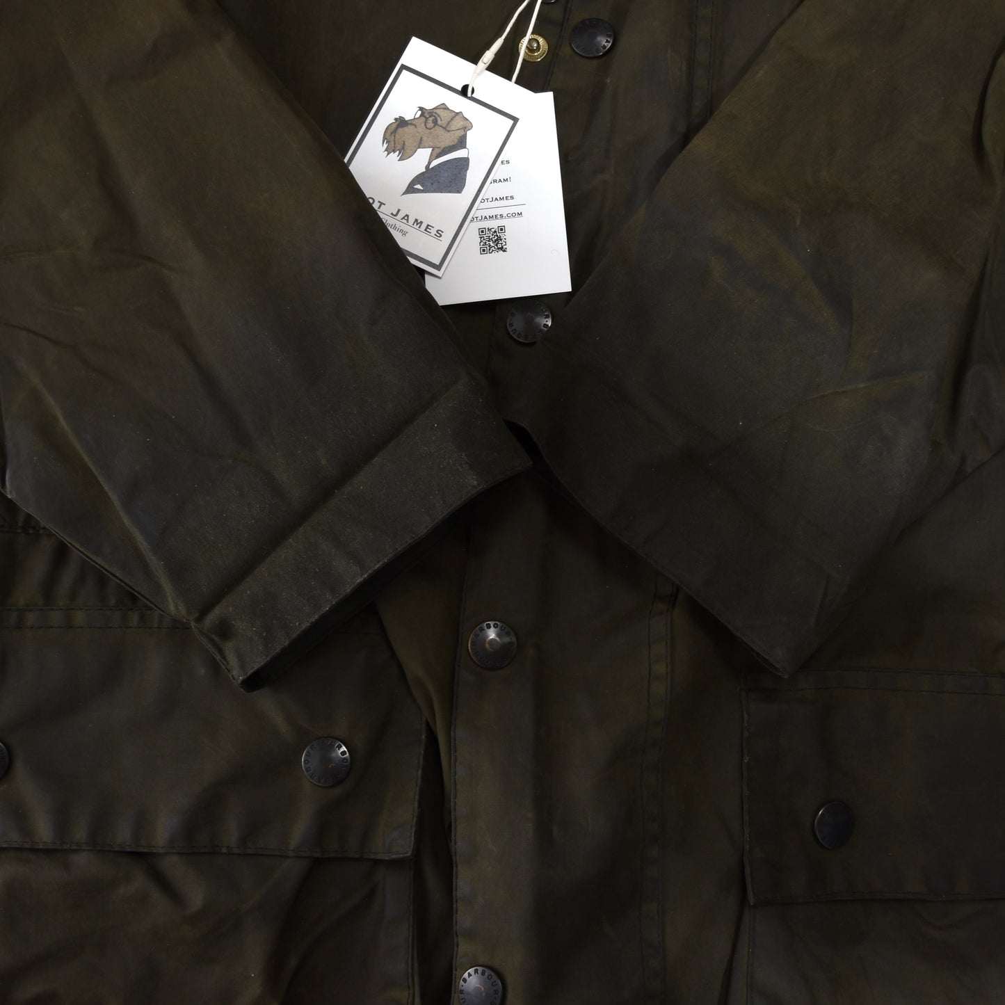 Barbour Beaufort Jacke gewachst A150 Größe C48/122 cm - Grün