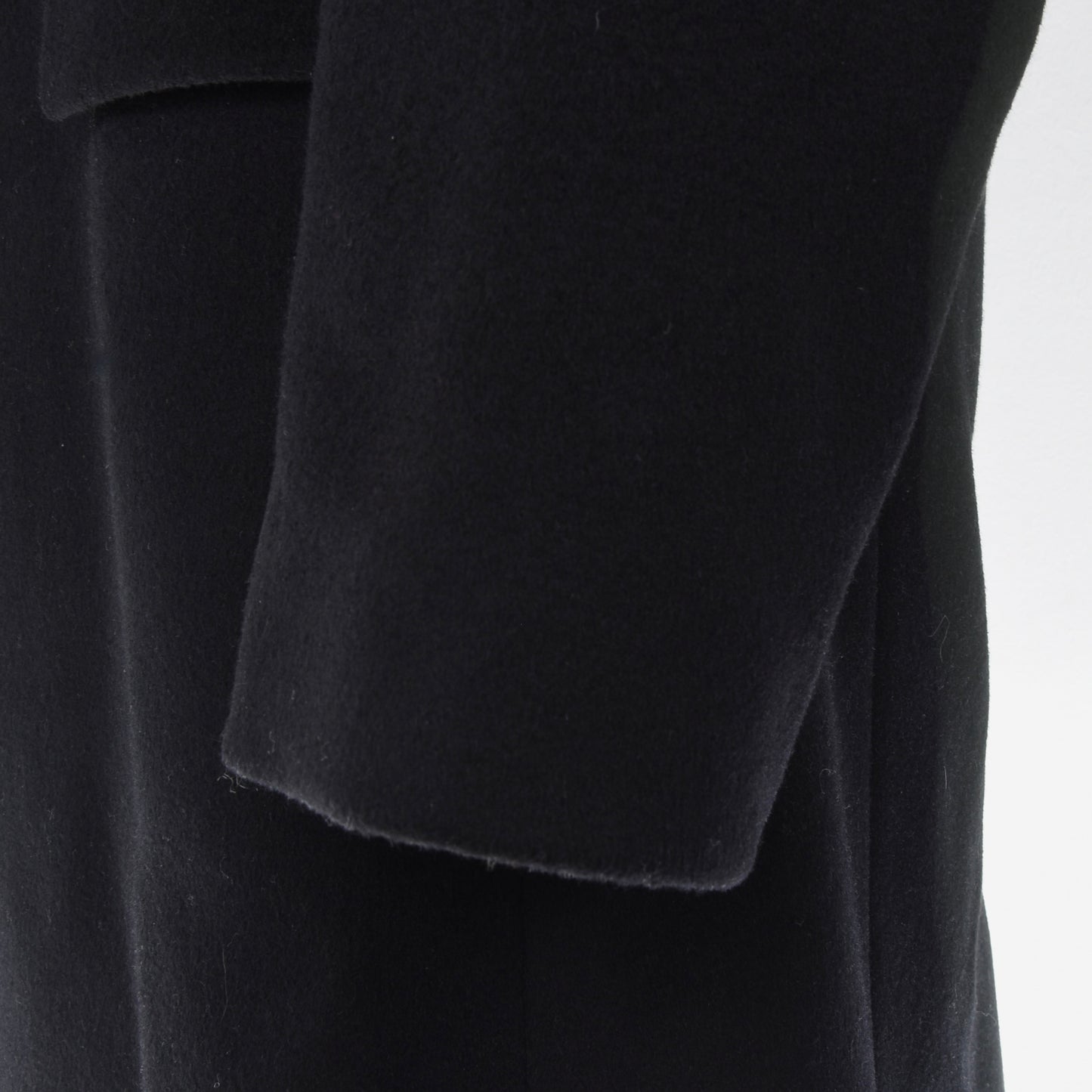 Classic 30% Cashmere 70% Wool Overcoat ca. 58cm  - Midnight