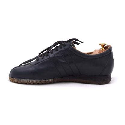 Bally Free M Leder-Sneaker Größe 8 1/2E – Navyblau