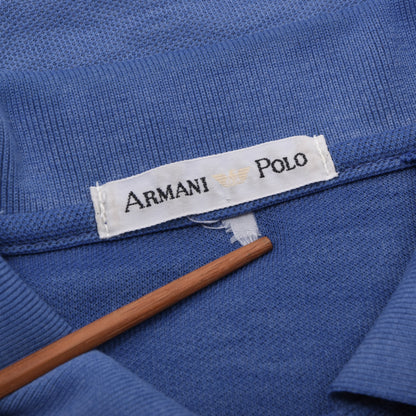 Vintage Armani 2x Polo Shirts  ca. 52.5-54.5cm - Blue/Teal