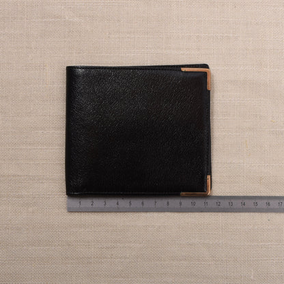 NOS Baumgartner am Graben Wien Feat. 1/10 9kt Gold Leather Wallet - Black