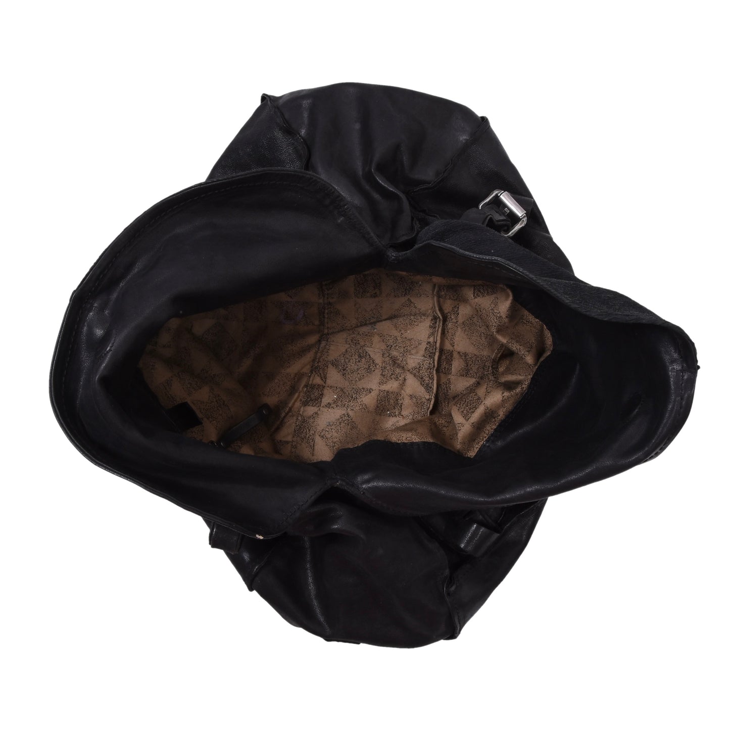 AS 98 Ledertasche ca. 40cm - Schwarz