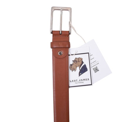 Handmacher Leather Belt  ca. 106cm - Saddle Tan/Brown
