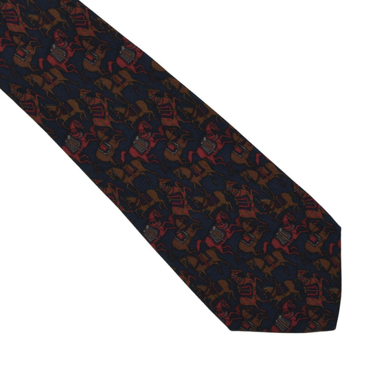 Salvatore Ferragamo Silk Tie ca. 143cm/9cm - Horse Print