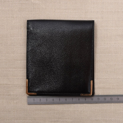 NOS Baumgartner am Graben Wien Feat. 1/10 9kt Gold Leather Wallet - Black