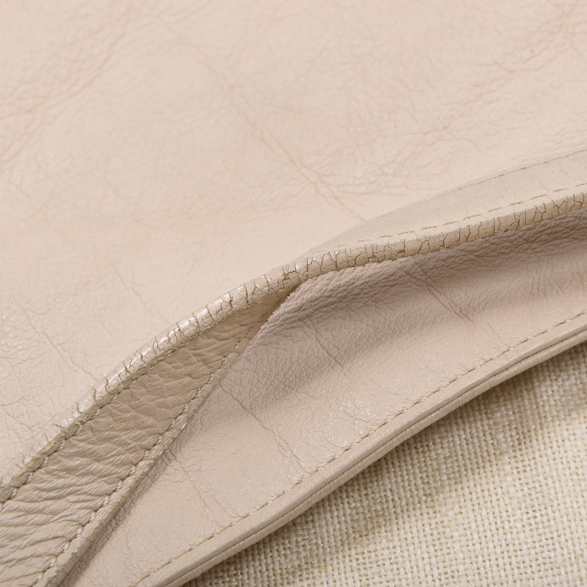 The Bridge Ledertasche Made in Italy – Cremeweiß