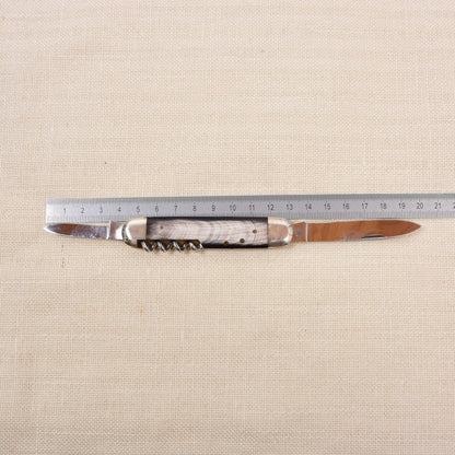 Vintage Friedrich Hartkopf Solingen Taschenmesser mit Horngriff