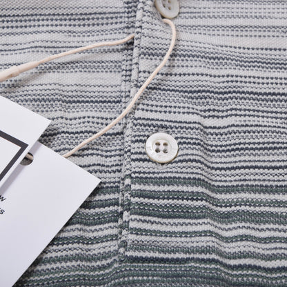 Missoni Polo Shirt Size L ca. 54.5cm - Blue Stripe