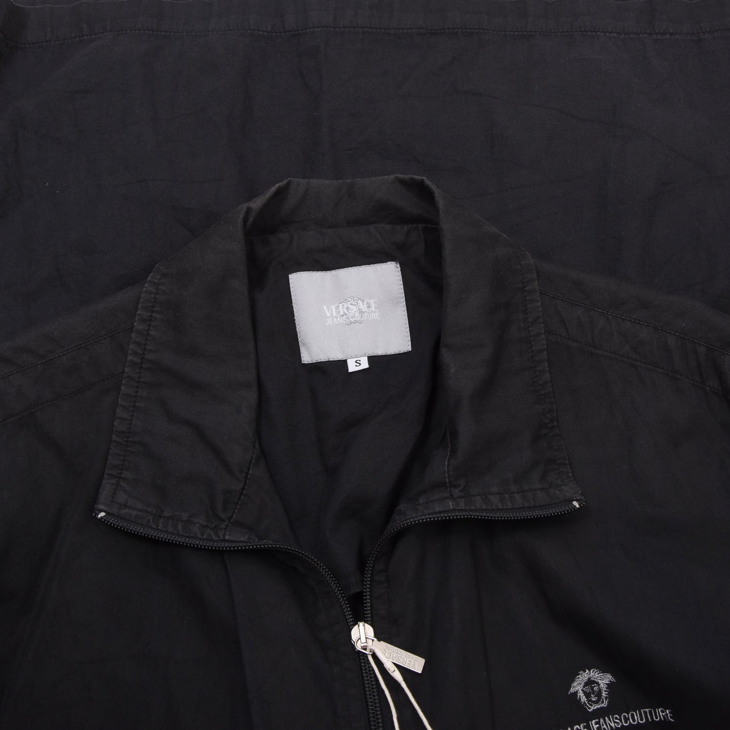 Versace Jeans Couture Leichte Jacke Größe S Brust ca. 56,5 cm - Schwarz