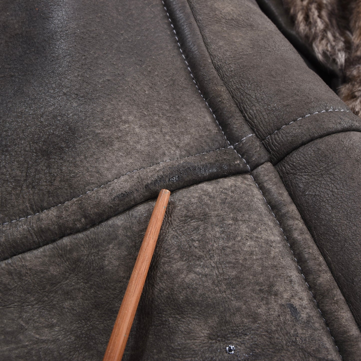 Adarcrea Shearling Buttersoft Coat Size 50 Chest ca. 59cm