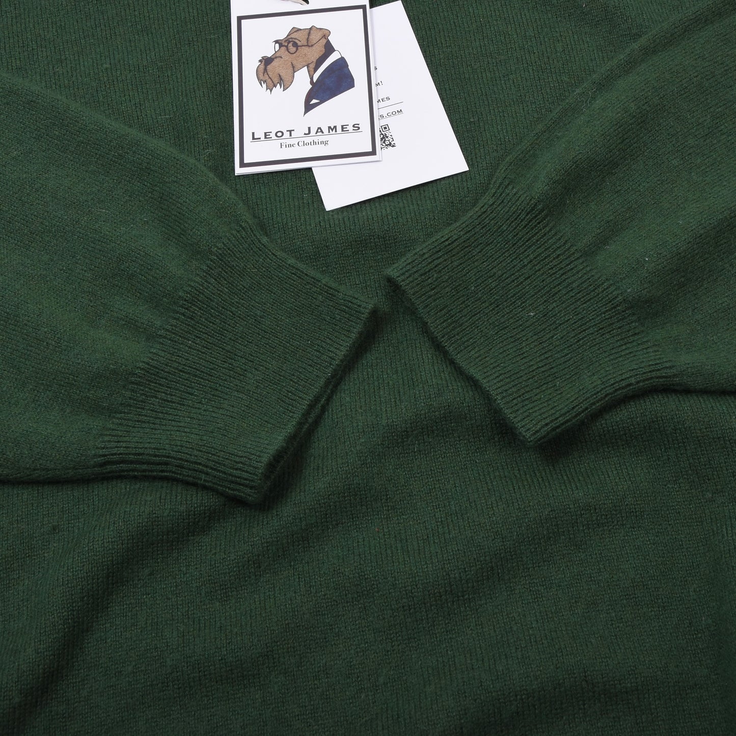 Christian Berg 100% Cashmere V-Neck Sweater Size 3XL ca. 63cm - Green
