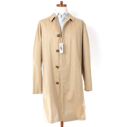 DAKS London Cotton Mac/Trench Size 50 - Beige/Tan