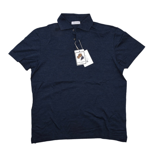 Gran Sasso Poloshirt Größe 52 ca. 55,5cm - Blau