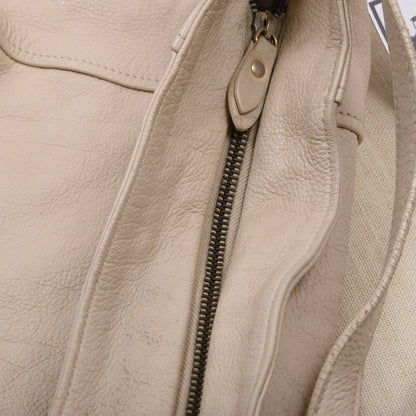 The Bridge Ledertasche Made in Italy – Cremeweiß