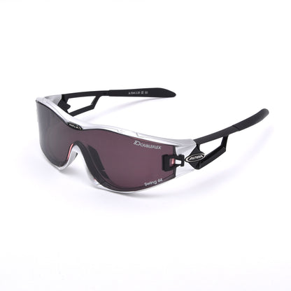 Alpina New Swing E 8720 Shield Radsport-Sonnenbrille – Silber