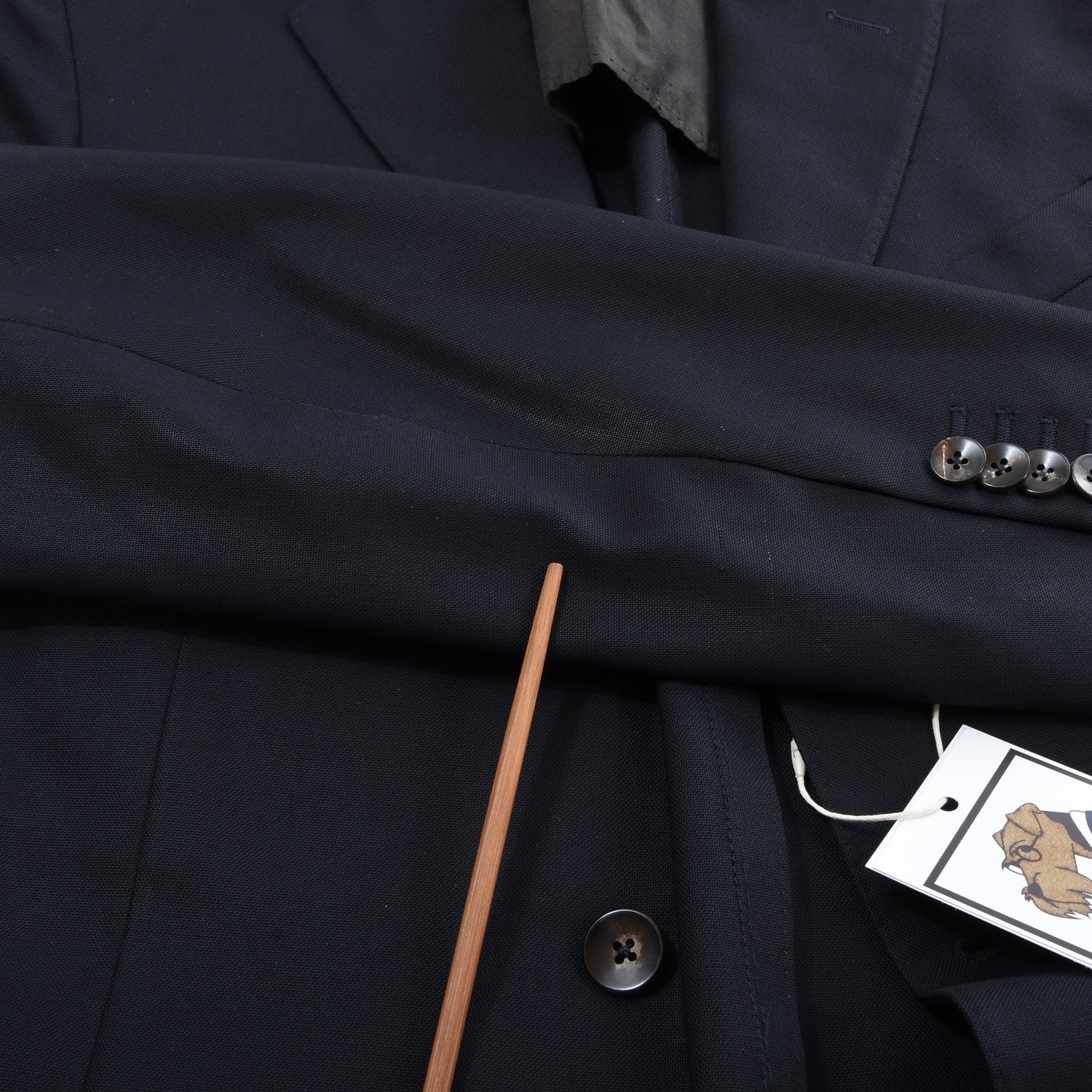 Boglioli Wool Jacket Size 48 Chest ca. 52cm - Navy Blue