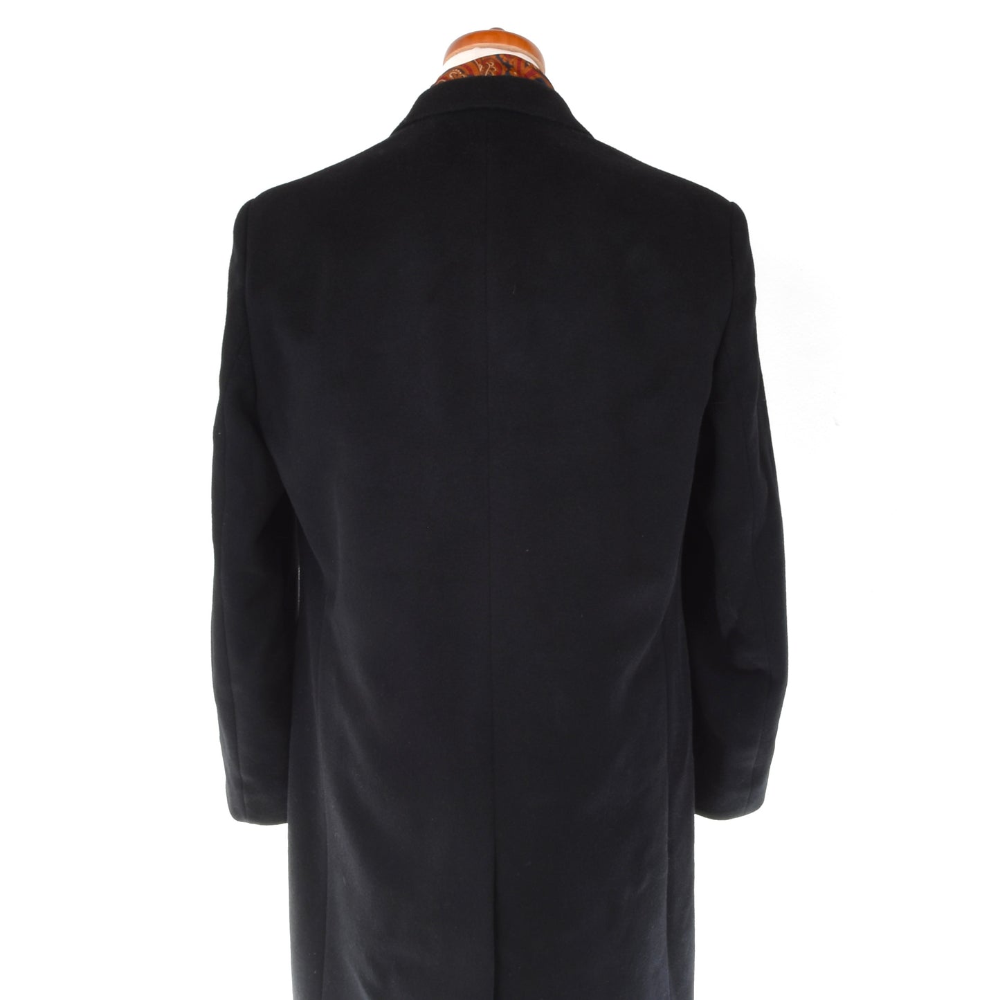 Classic 30% Cashmere 70% Wool Overcoat ca. 58cm  - Midnight