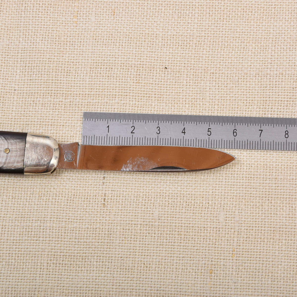 Vintage Friedrich Hartkopf Solingen Taschenmesser mit Horngriff