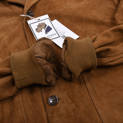 Belfe Suede Blouson/Jacket Size 46 - Tobacco Brown