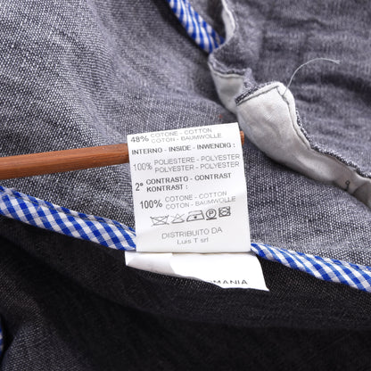 Luis Trenker Cotton Jacket Size 54 Chest ca. 61cm - Blue-Grey