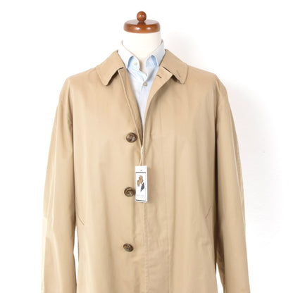 DAKS London Cotton Mac/Trench Size 50 - Beige/Tan