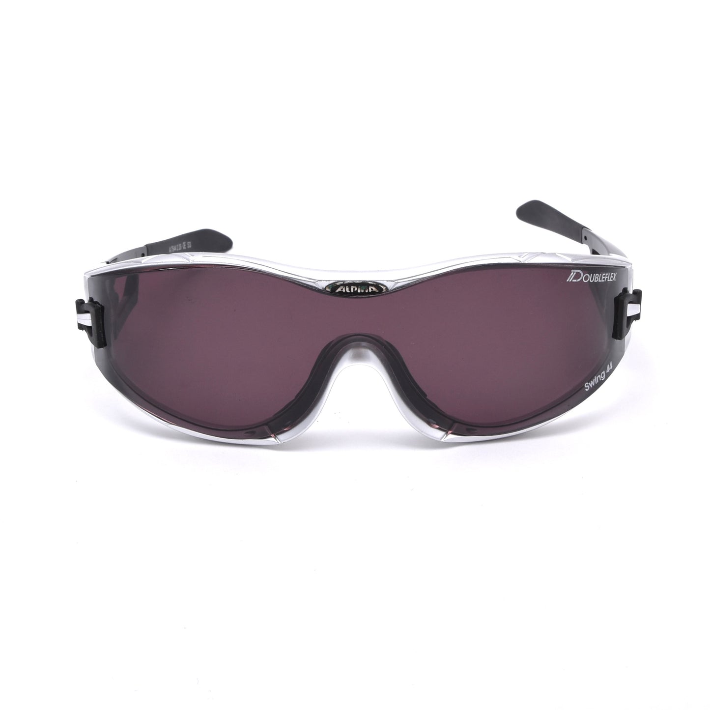 Alpina New Swing E 8720 Shield Radsport-Sonnenbrille – Silber