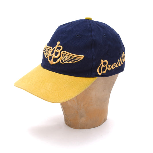 Breitling Baseballmütze Einheitsgröße - Navy/Gelb