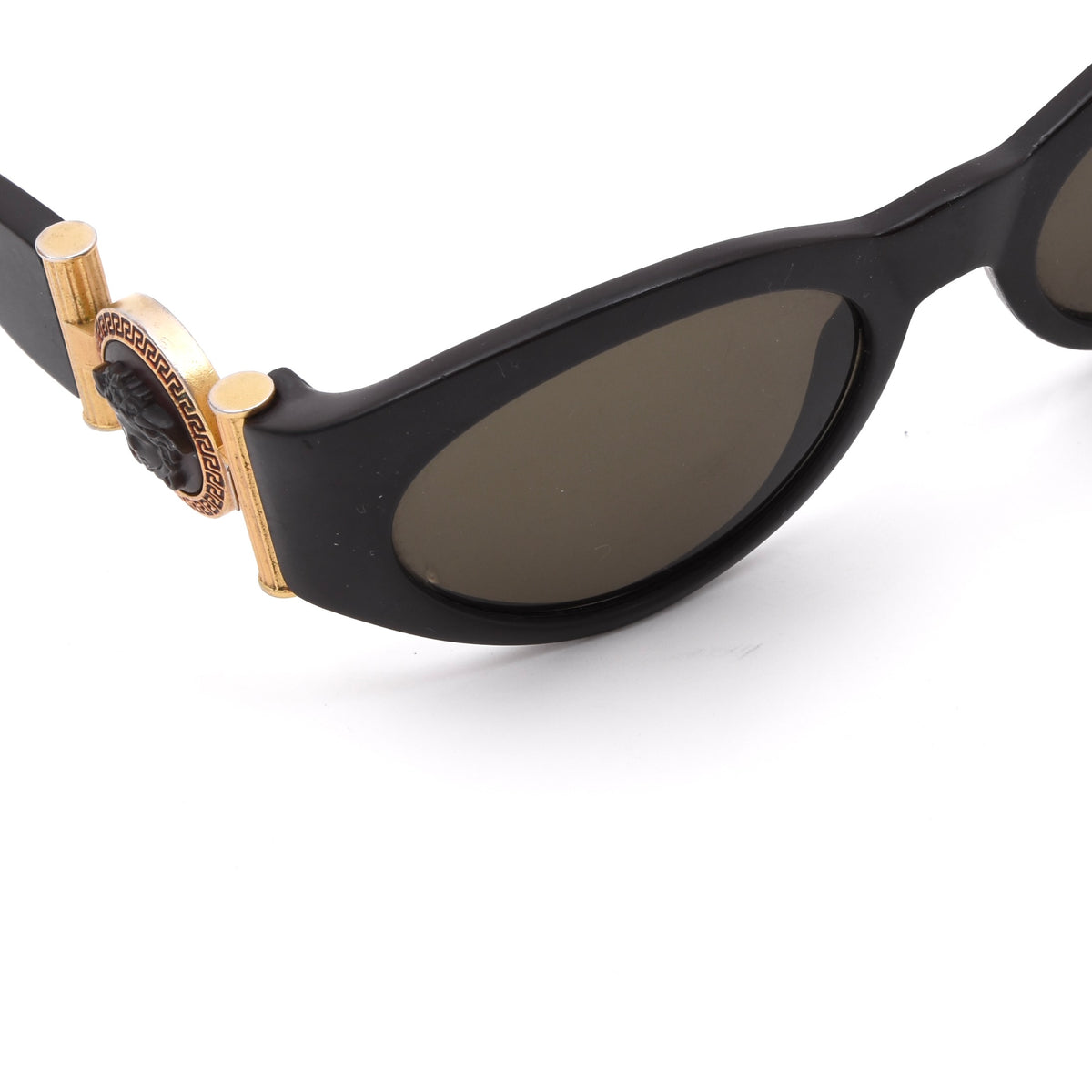 Vintage Gianni Versace Sonnenbrille Mod. 617/B Col. 915 - Braun & Gold