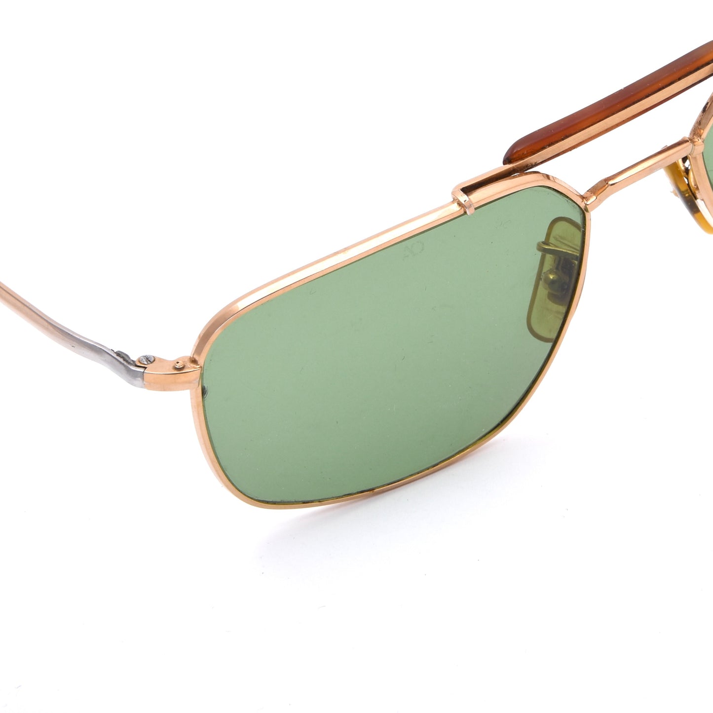 Vintage American Optical Skymaster Navigator Sport Sonnenbrille - Gold