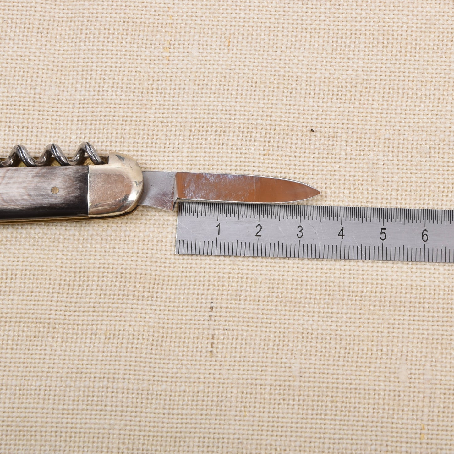 Vintage Friedrich Hartkopf Solingen Taschenmesser mit Horngriff