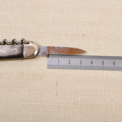 Vintage Friedrich Hartkopf Solingen Taschenmesser mit Horngriff
