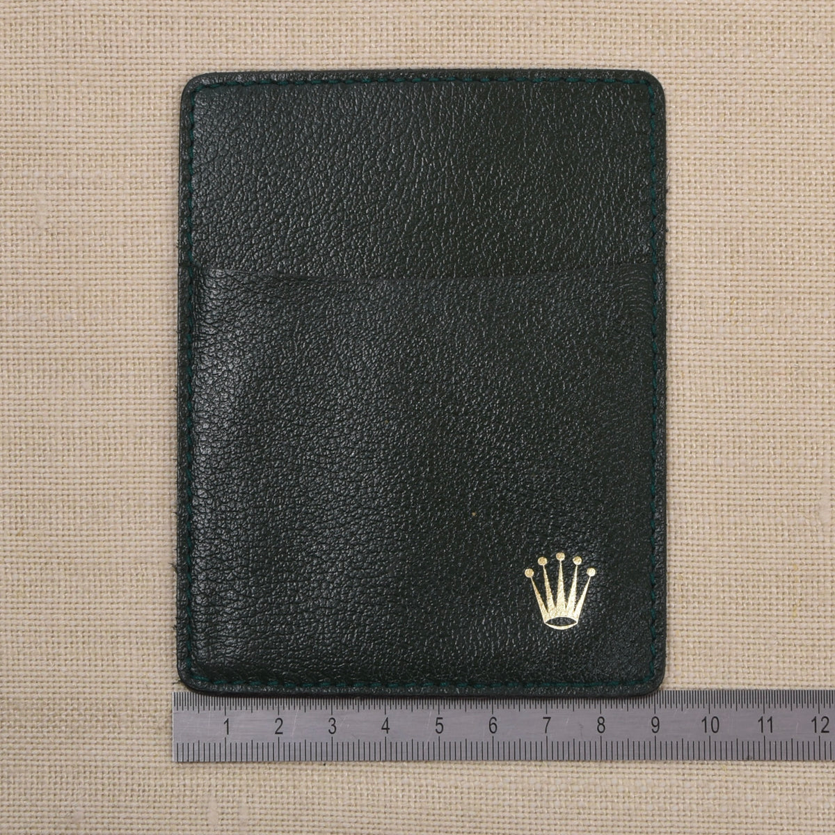 Vintage Leder Rolex Garantieetui Ref. 0101.40.05 - Grün