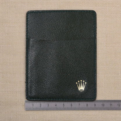 Vintage Leder Rolex Garantieetui Ref. 0101.40.05 - Grün