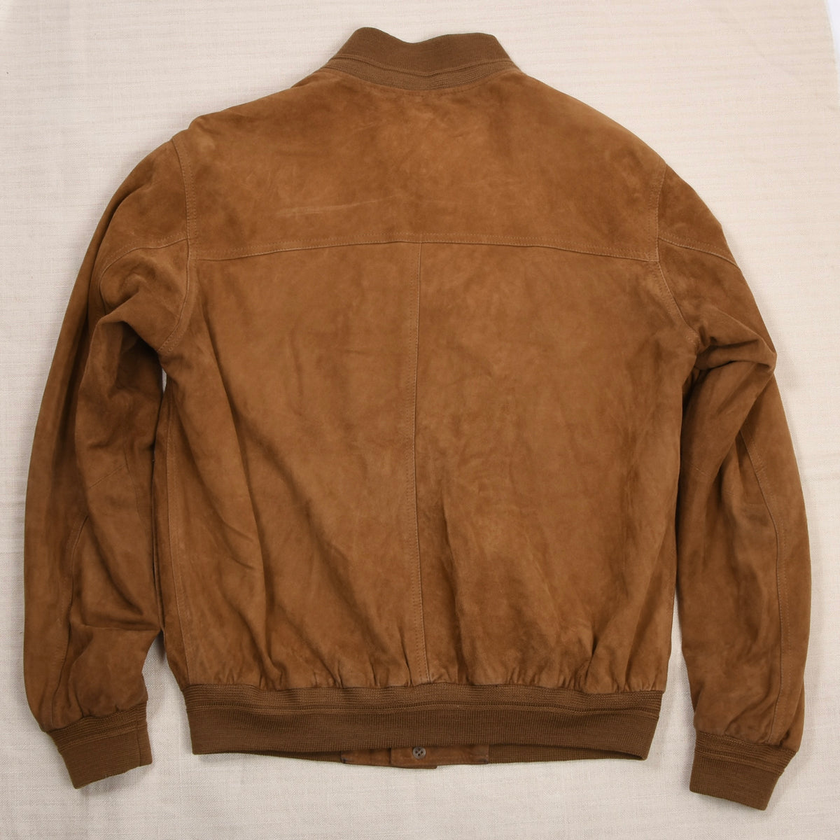 Belfe Suede Blouson/Jacket Size 46 - Tobacco Brown