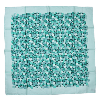 Handrolled Seide Tuch 76 cm x 75,5 cm Made in Italy - Efeu