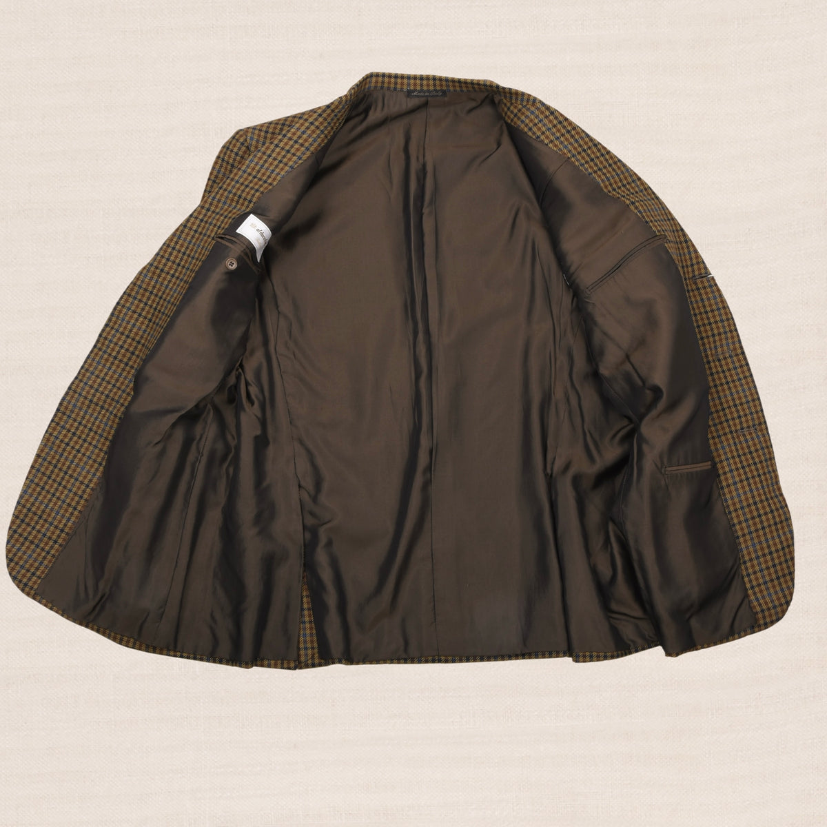 Al Duca D'Aosta x Pal Zileri 100% Wool Jacket Size 54 Made in Italy - Gunclub Check