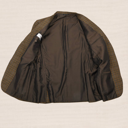 Al Duca D'Aosta x Pal Zileri 100% Wool Jacket Size 54 Made in Italy - Gunclub Check