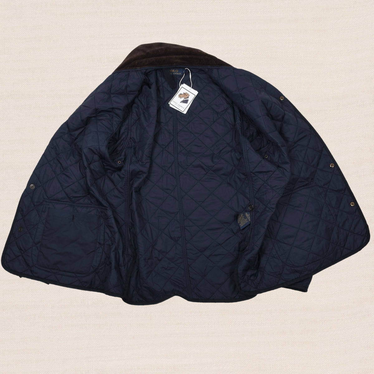 Polo Ralph Lauren Steppjacke Gr. L - Marineblau