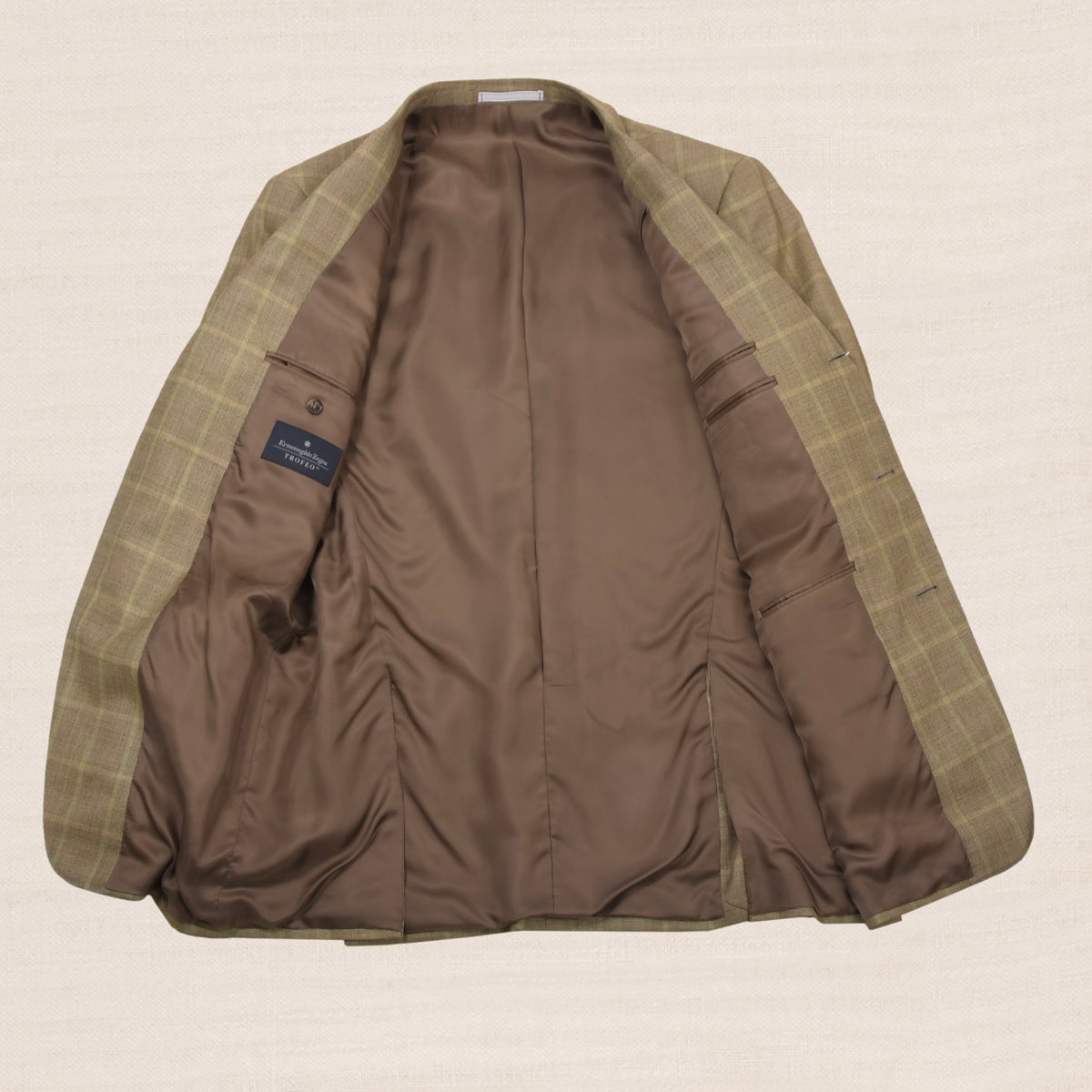 NWD Ermenegildo Zegna Trofeo Wolle Sakko Gr. 50L - Plaid