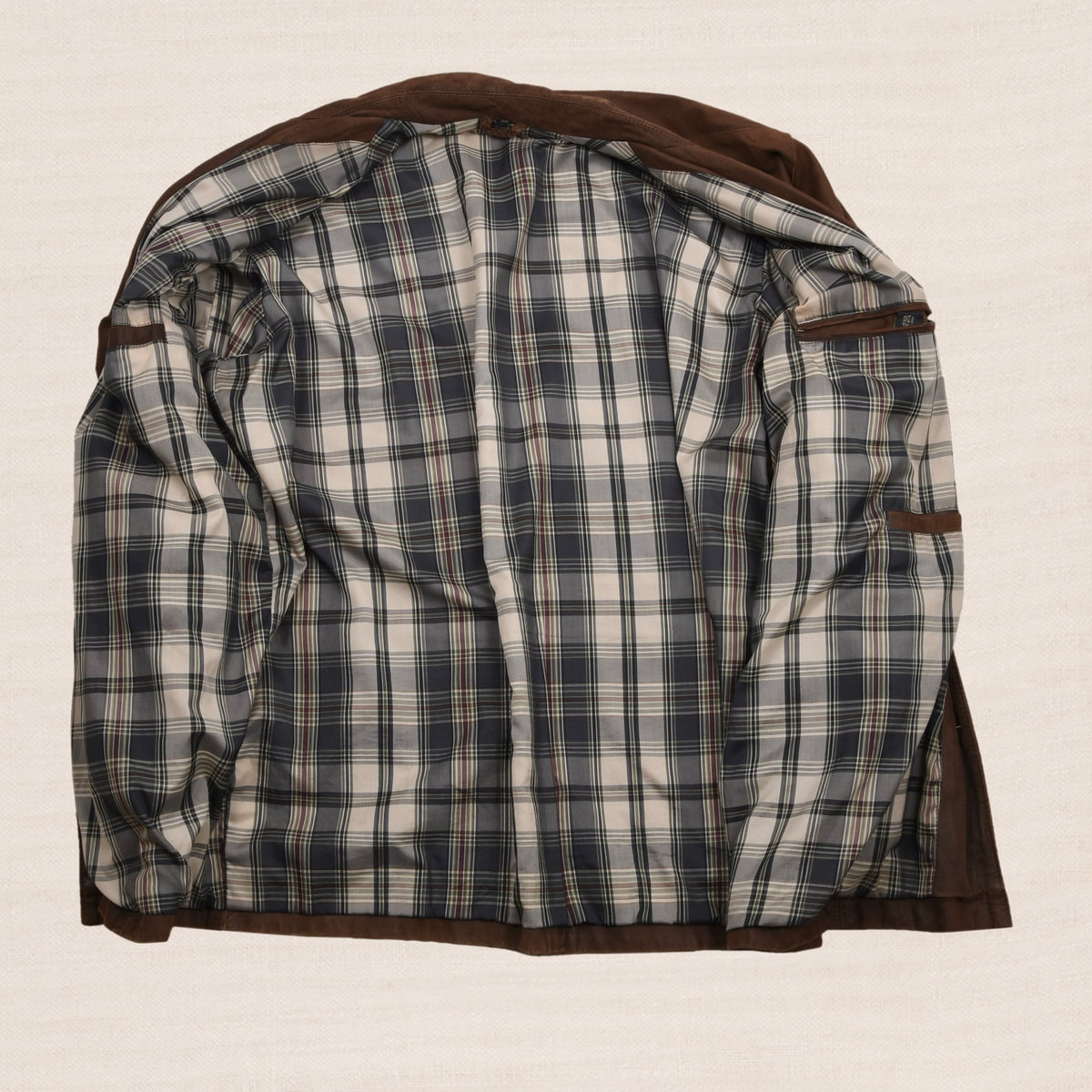 Butter-Soft Leather Jacket Size 52 - Brown