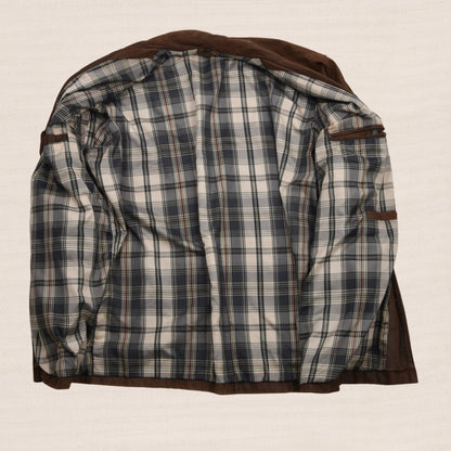 Butter-Soft Leather Jacket Size 52 - Brown
