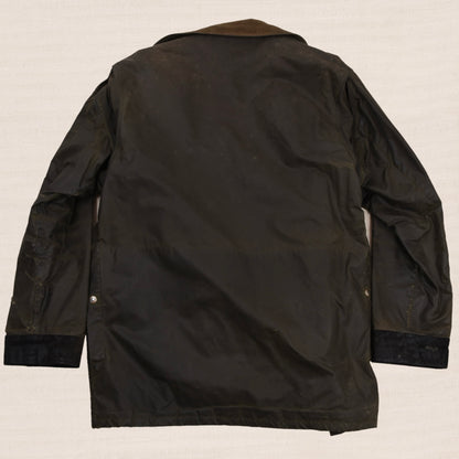 Vintage L'esquimau International Waxedjacke Made in France Gr. 52 - Grün