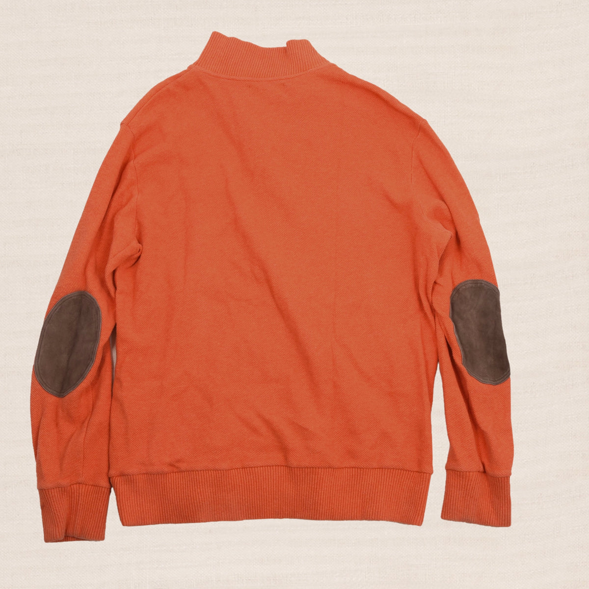 Polo Ralph Lauren 1/4 Zip Pima Cotton Sweater Size XL - Orange